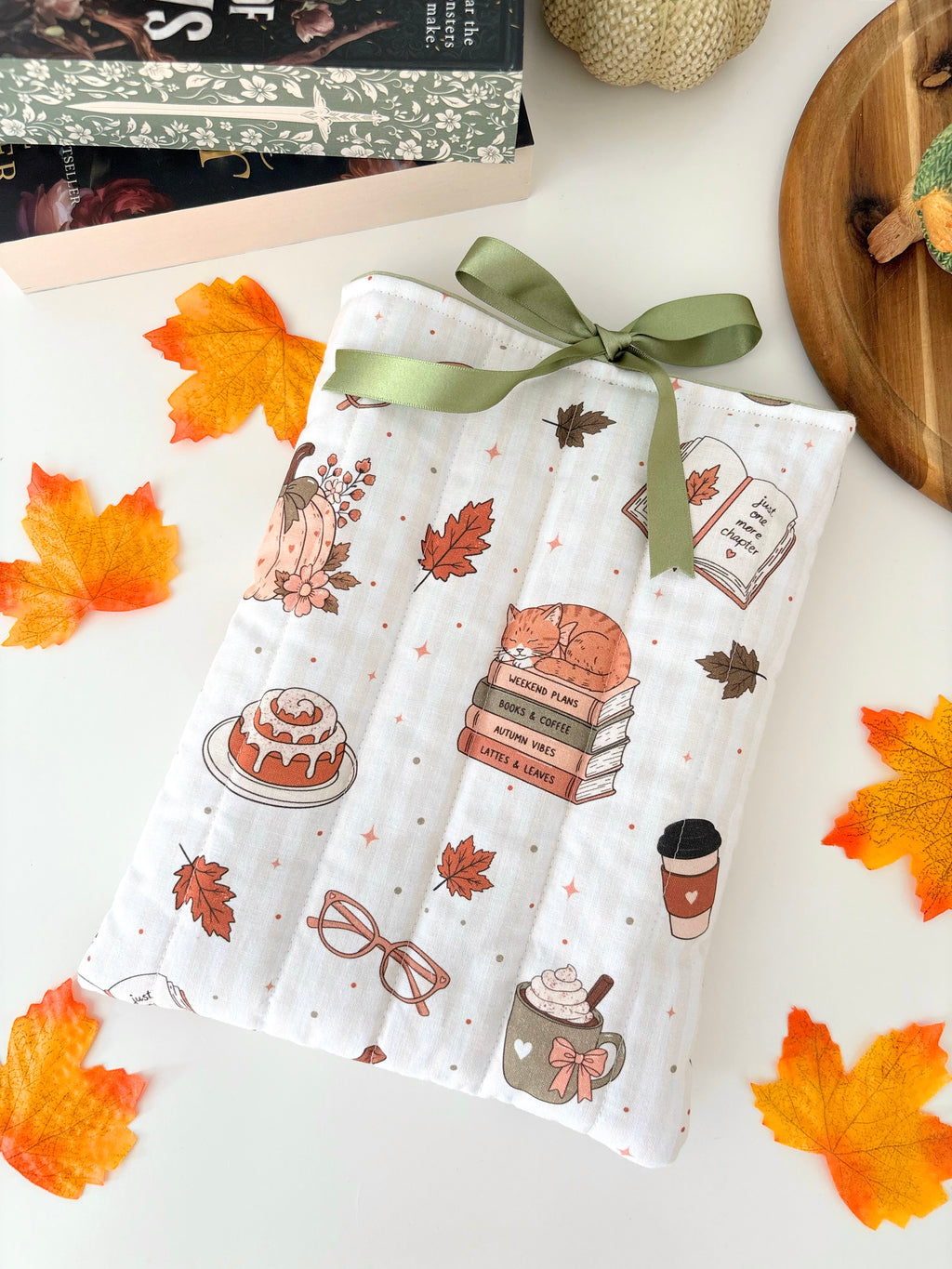 Cosy Chapters large print book sleeve
