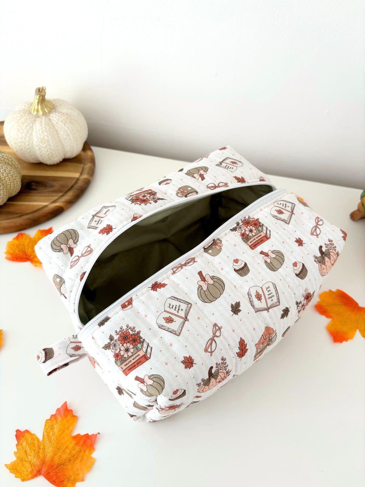 Cosy Chapters boxy carry all pouch