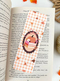 Gingham Pumpkin bookmark