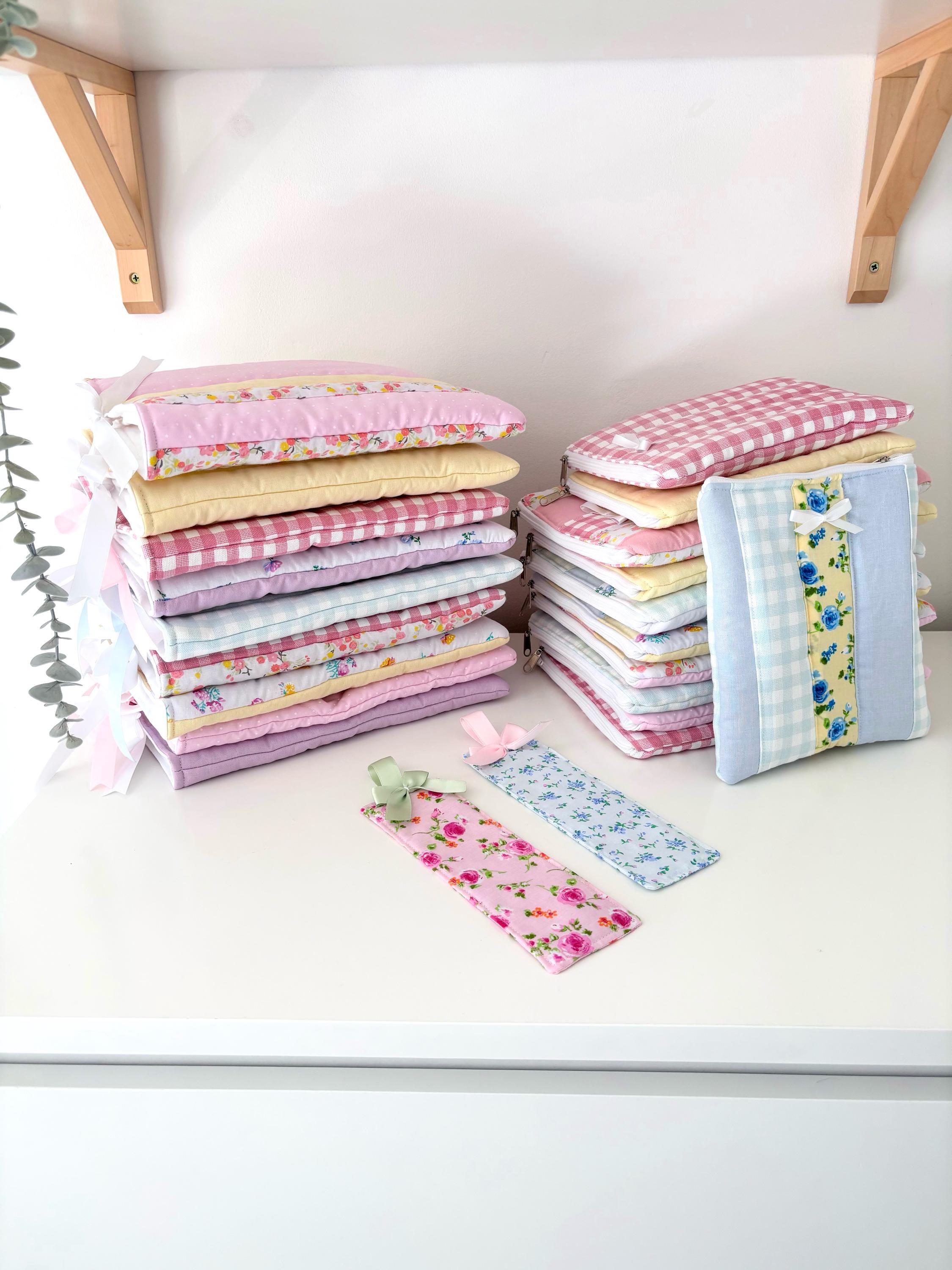 Pastel yellow floral patchwork kindle/e-reader sleeve