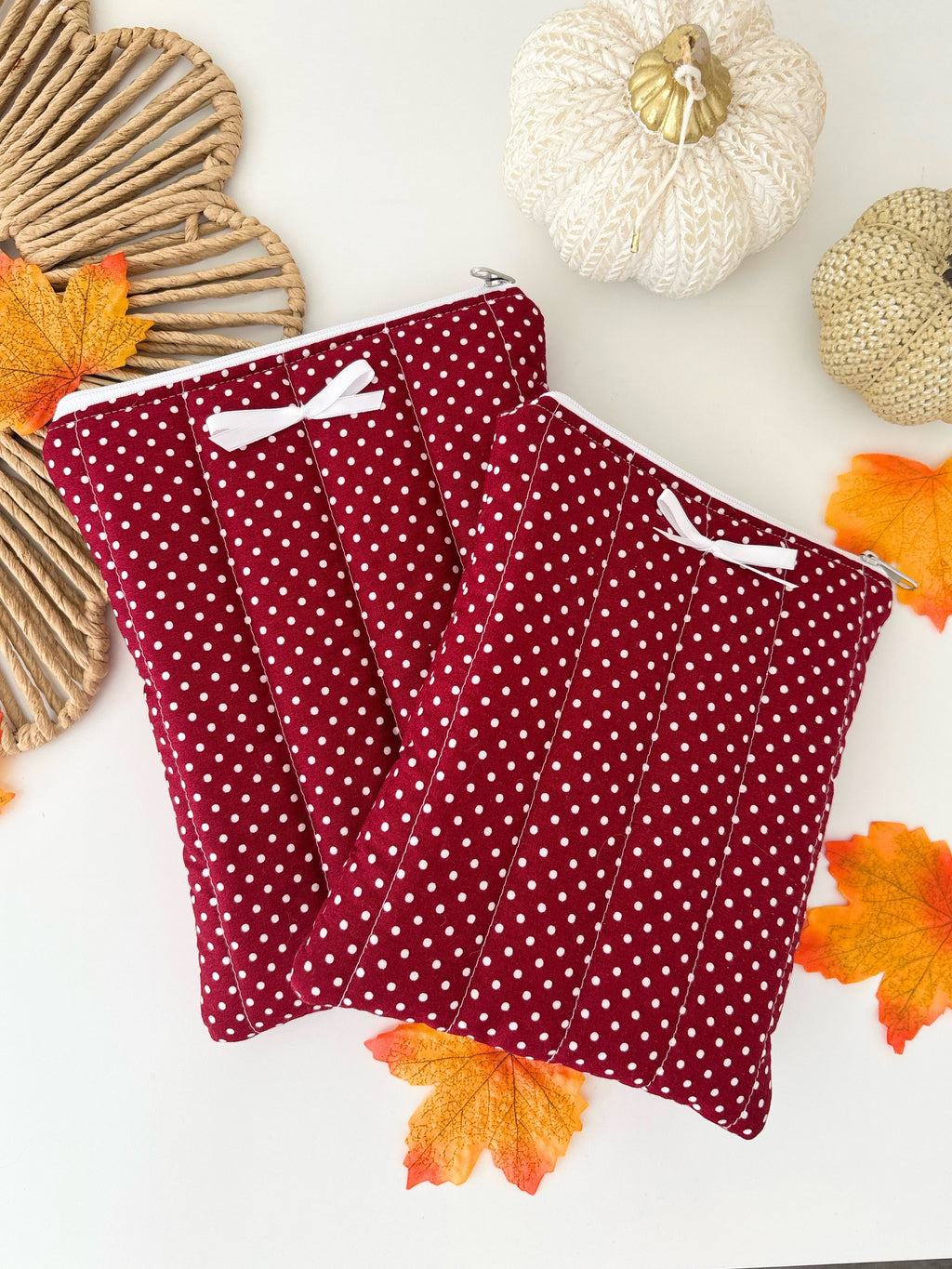 Red polka dot kindle sleeve