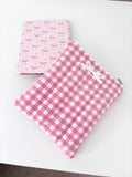 Pink gingham kindle / e-reader sleeve